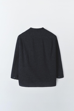 ZARA РУБАШКА В КЛЕТКУ, СИНИЙ/СЕРЫЙ