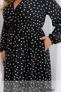 Платье 2467-черный Minova