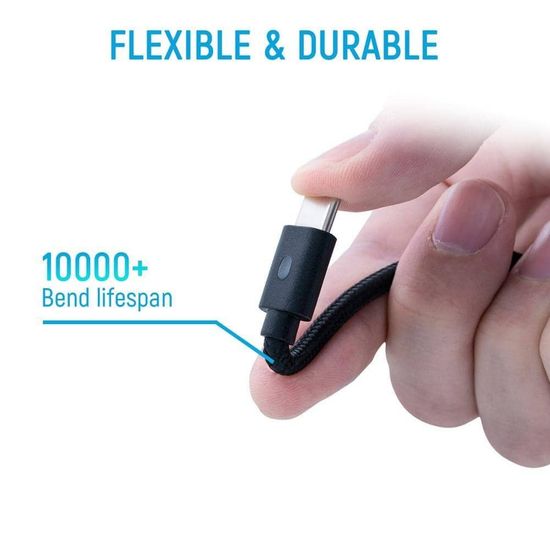 USB Type-C кабель DOBE с индикатором для зарядки геймпадов DualSense (PS5), Xbox Series X/S и Nintendo Switch консолей, Charging Cable