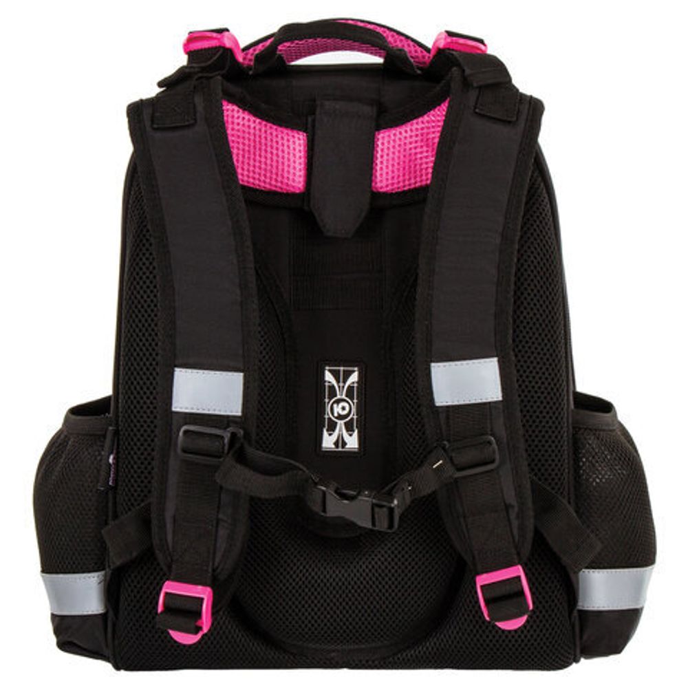 Ранец ЮНЛАНДИЯ EXTRA, с дополнительным объемом, "Rainbow unicorn", СВЕТЯЩИЙСЯ РИСУНОК, 38x29x18 см, 229932