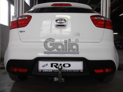 Фаркоп оцинкованный Galia K037A для Kia Rio III хетчбек/седан 2011-2017(паспорт и сертификат в комплекте)(без электрики)