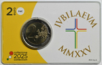 ИТАЛИЯ, 2025, 2 ЕВРО [БИМЕТАЛЛ]