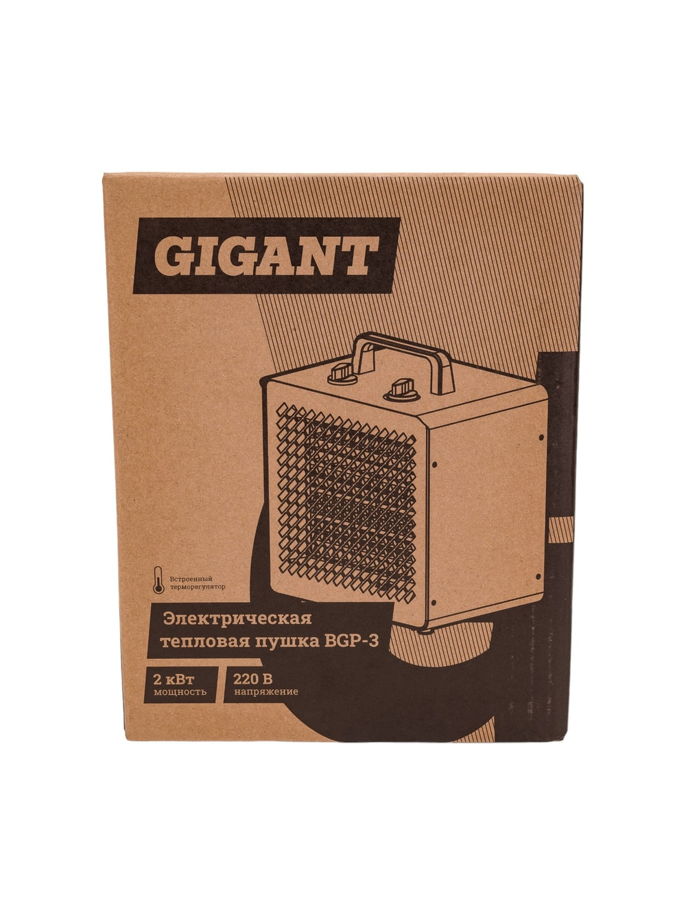 Электрическая тепловая пушка 2 кВт Gigant BGP-3