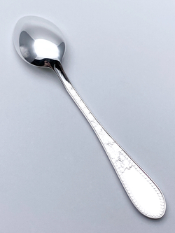 Ложка из серебра /Частичное чернение/Ангел-Хранитель