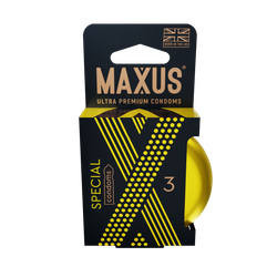 Презервативы в железном кейсе точечно-ребристые MAXUS Special №3