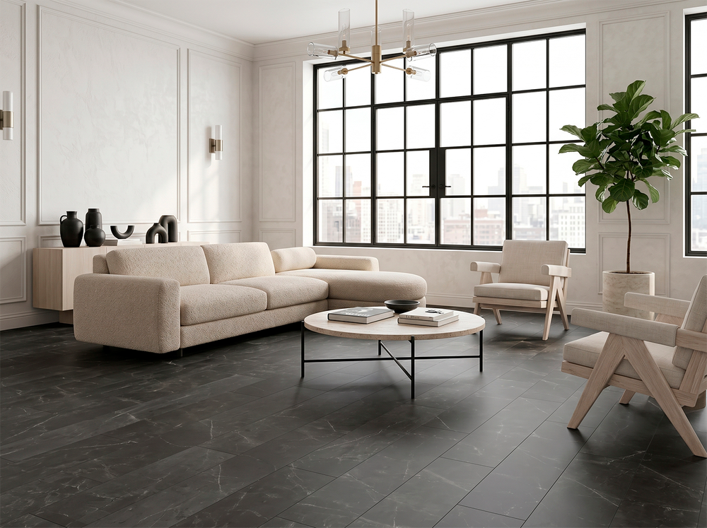 MSPC ламинат Stone Floor Графитовый мрамор 88182-3 MР