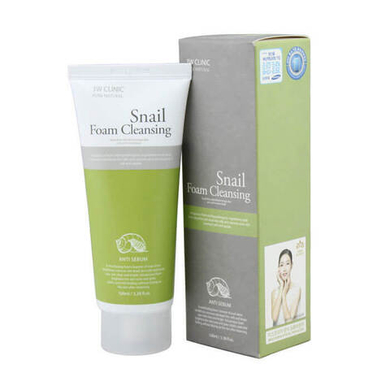 Пенка для умывания с муцином улитки 3W Clinic Foam Cleansing Snail 100 мл.