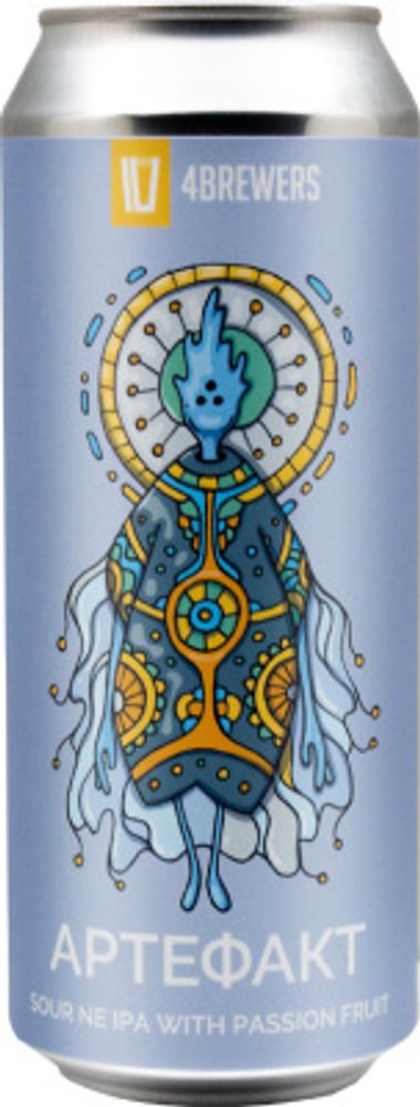 Пиво Четыре Пивовара Артефакт / 4 Brewers Artefakt 0.5 - банка