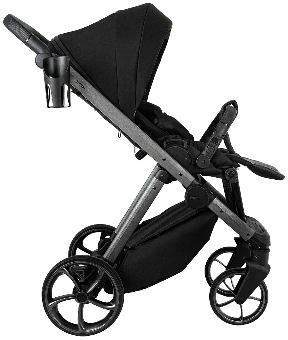 Детская коляска Pituso Sole 2 в 1 PMPT/023 Black
