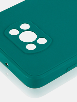 Чехол ROSCO для Poco X3 NFC оптом (арт. XM-PX3-COLOURFUL-DARKGREEN)