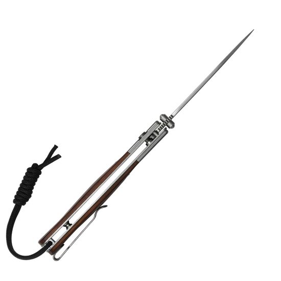 Нож CJRB J1961-WD Glacier клинок из стали AR-RPM9, рукоять Wood + SW Steel