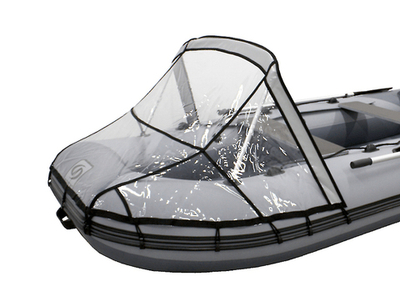 Тент носовой для лодки Фрегат 430 C (доп. остекление)