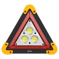 Фонарь автомобильный ЭРА AA-801 аккумуляторный, светодиодный, аварийный знак [15 Вт, COB+LED, power bank]