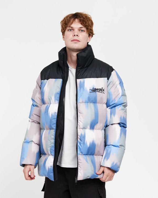 Пуховик AW24 Downjacket Print синий - фото 2