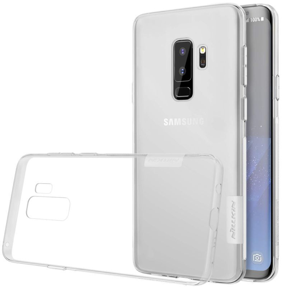 Прозрачный силиконовый чехол Nillkin Nature для Samsung Galaxy S9 Plus