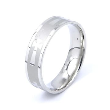 Кольцо стальное (11) "Крест" (6 мм)