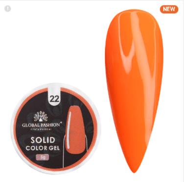 ГЕЛЬ-КРАСКА ПОВЫШЕННОЙ ПЛОТНОСТИ, SOLID COLOR GEL 5 ГР, 22