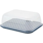 Масленка Plast Team Stone двухсторонняя 145х54 темный камень