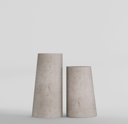 Кашпо, коллекция КОНКРИТ, форма ДУЭТ