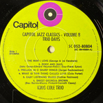 King Cole Trio ‎– Trio Days (Голландия 1972г.)