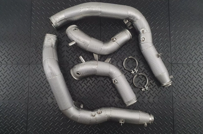 RedStar Exhaust Приемные трубы (Downpipes) без катализаторов с термозащитой Mercedes G63 W465