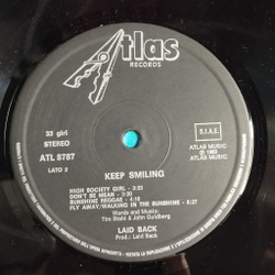 Винтажная виниловая пластинка LP Laid Back Keep Smiling (Italy 1983) Sunshine Reggae