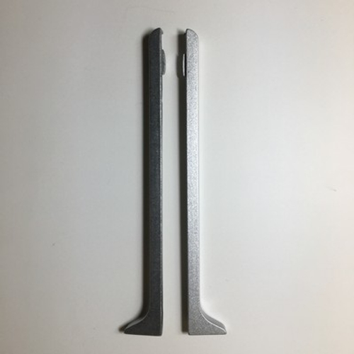 100(м) Заглушки (пара) мет. к пл. 100мм "DO-1" Серебро мат. анод.