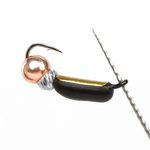 Мормышка Владимирская 608 "Гвоздик Тандем Зефир" с коронкой, 2мм, 0.6гр (10шт/уп)