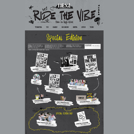Альбом NEXZ - 1ST SINGLE ALBUM Ride the Vibe