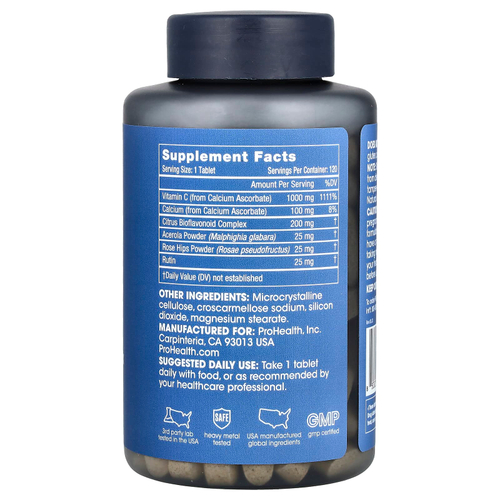 ProHealth Longevity, Pro-C Complex, 1000 мг, 120 таблеток