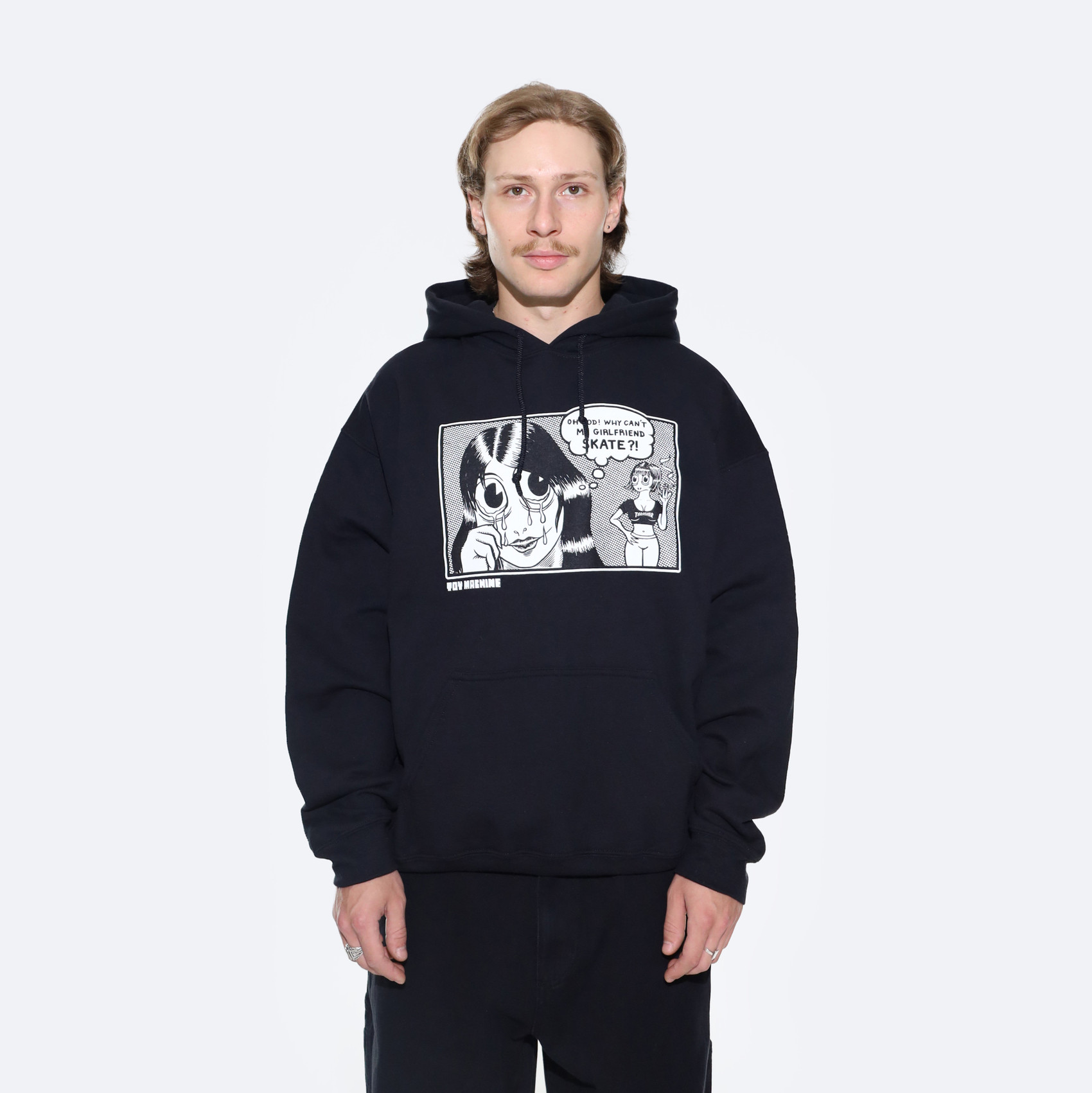 Худи Thrasher x Toy Machine Girfriend Hoodie (black) артикул: - купить в магазине Дайс