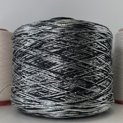 WOOL REFLEX - Luxury Production by Ri.Go.; 87% меринос, 13% фольга; 160м/100гр; col. 6667, цвет: графитовый, фольга серебро. S507