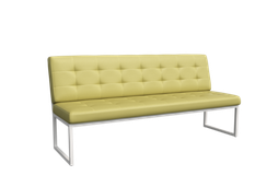 Next Диван трехместный NLT.D-3 Korfu 14/Металл Белый 1950*663*885