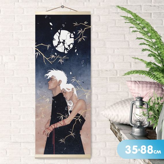 Rəqəmlərlə rəngləmə \ Картина по номерам 35Х88 ПАННО. ПОДЛУННЫЙ МИР