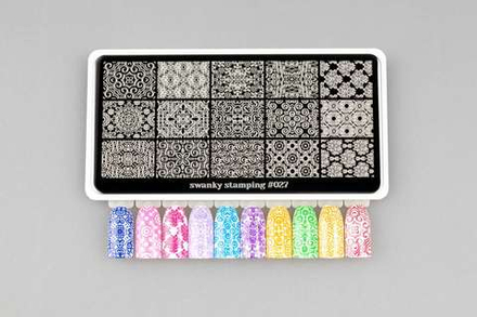 Пластина Swanky Stamping 027
