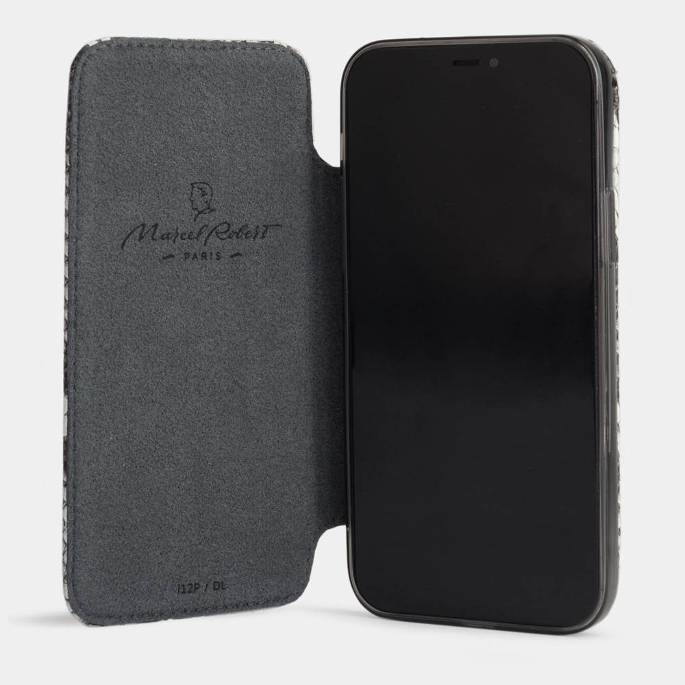 Чехол Benoit для iPhone 12 Pro Max из натуральной кожи питона, цвета Natur