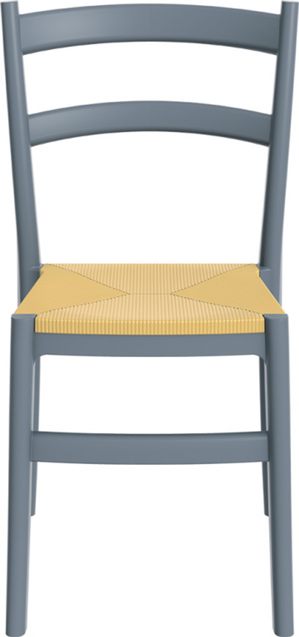 Стул пластиковый Siesta Contract Tiffany-S, темно-серый