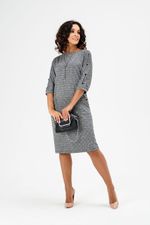 Платье Эстер (48-60) Serenada серый (Акция)