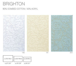 Коврик для ванной 70х140 Abyss & Habidecor Brighton 101 натуральный Португалия