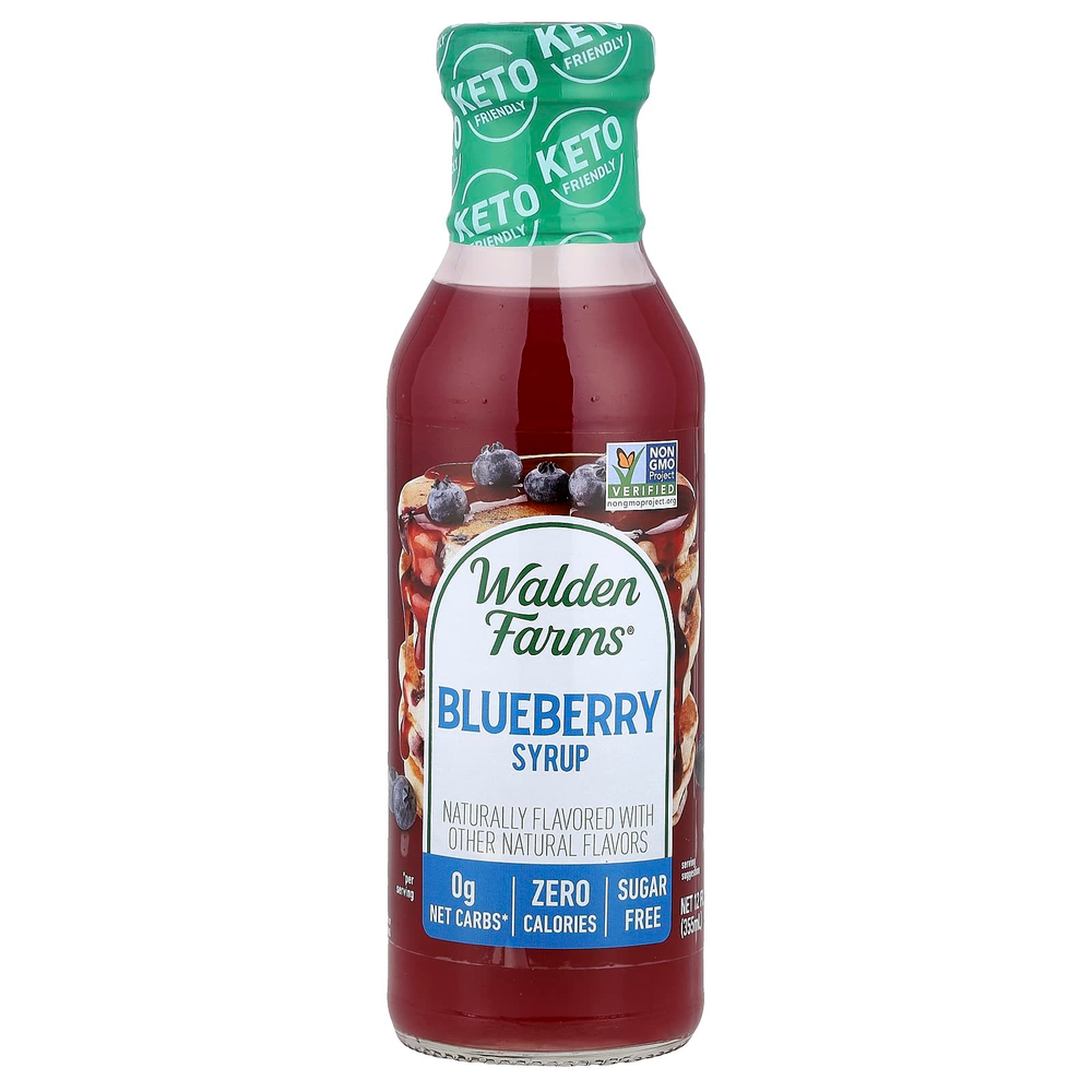 Walden Farms, Черничный сироп, 12 жидких унций (355 мл)