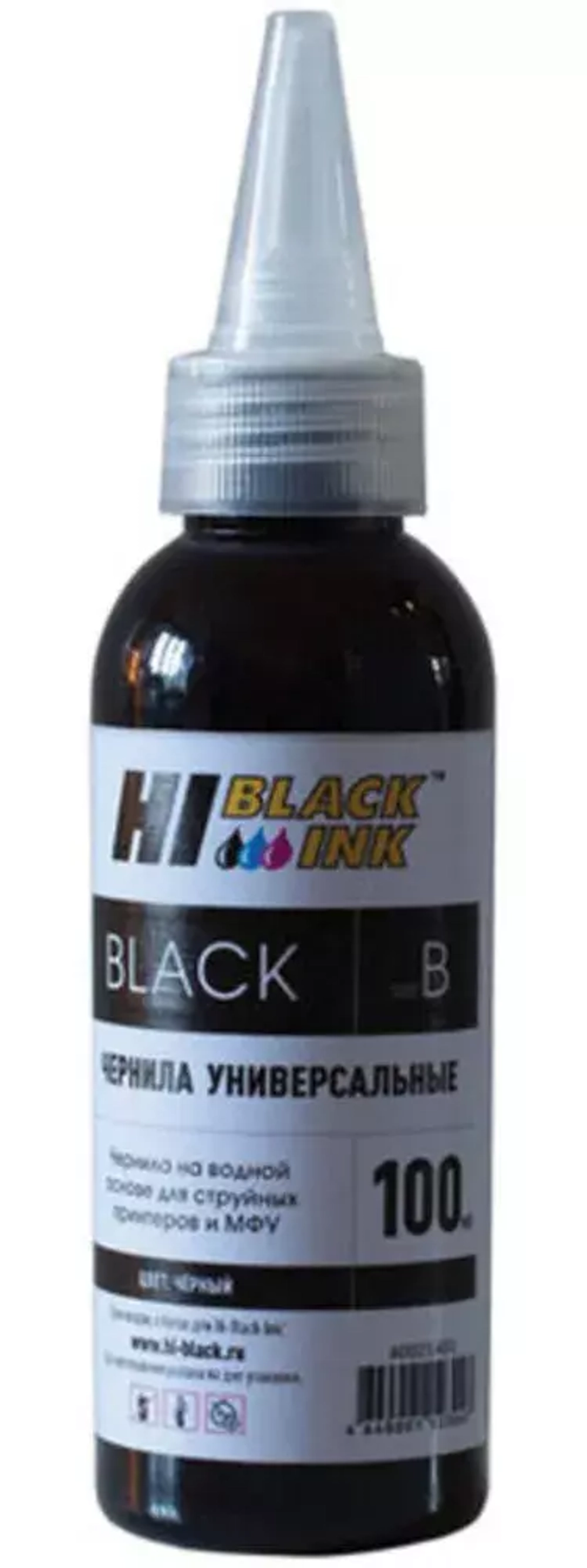 Чернила HI-BLACK для EPSON (Тип E) универсальные, черные 0,1 л,водные, 150701038001