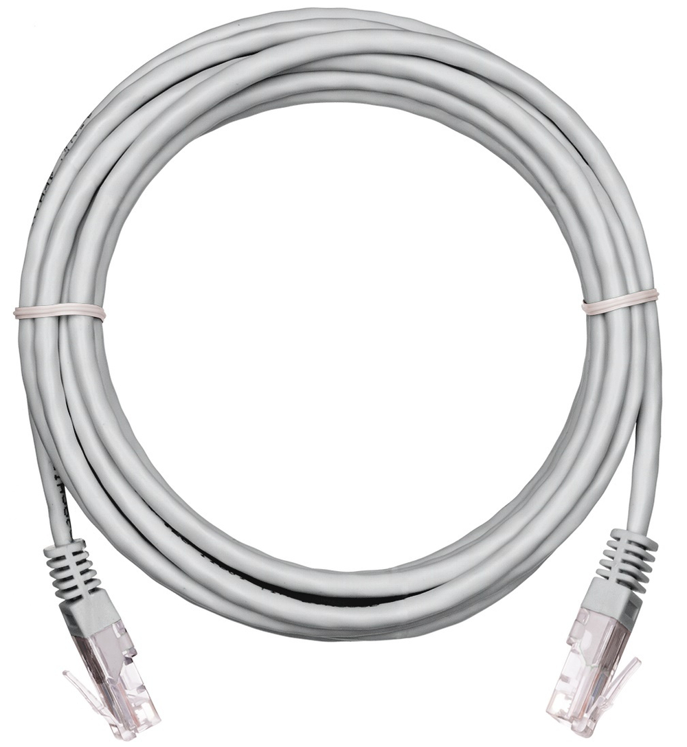 Кабель патч-корд U/UTP 5e кат. 10м Netlan EC-PC4UD55B-BC-PVC-100-WT-5