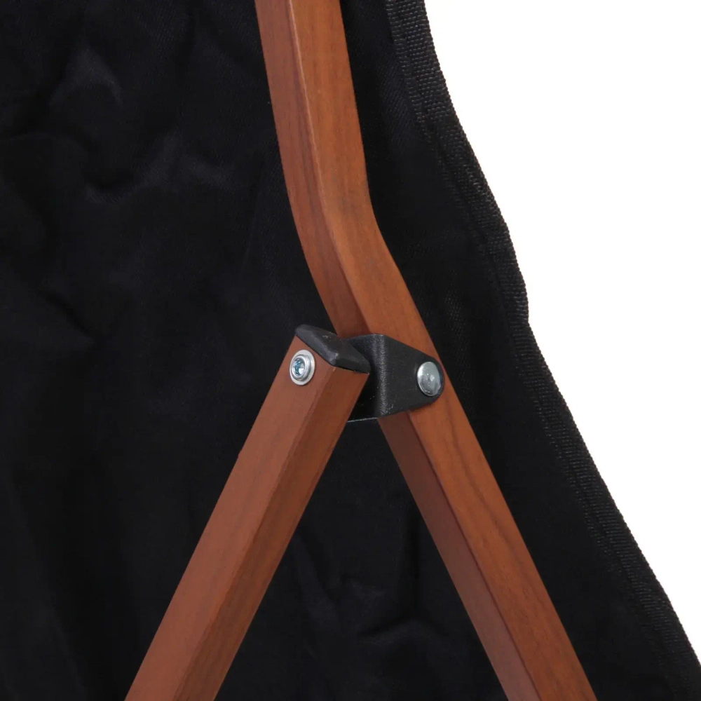 Кресло складное до 120 кг DC-6016, 52*63*90 см, цвет: чёрный, каркас алюминий, ТуристМастер