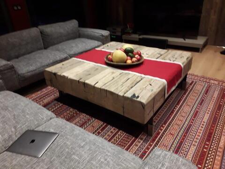 столы из старых балок