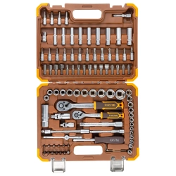 Набор инструментов 94 пр. 1/4''3/8''(6гр)(4-22мм) FORSTIME FT-4941-5DS-м