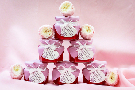 Бонбоньерка с крем-медом на свадьбу, 140 грамм