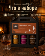 Подарочный набор бутылок «Коньячная серия -1»