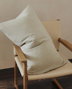 Наволочка Zara Home, лён 55%, хлопок 45%, в полоску, 5186/091