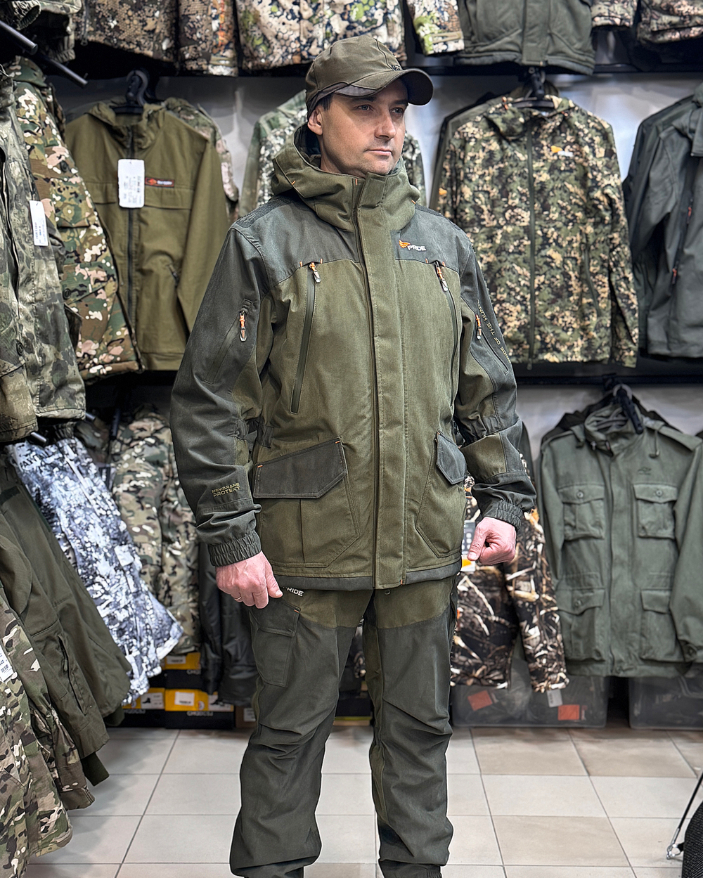 Костюм Магнум Pride демисезонный Хаки, мембрана 10000/10000, утеплённый