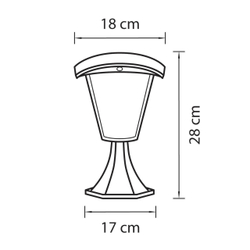 Уличный наземный низкий светильник Lightstar 375970